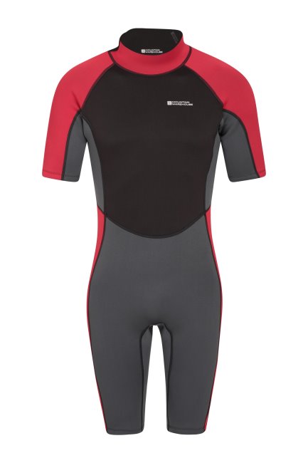 Hot Shorty Heren Wetsuit Mountain Warehouse Grijs
