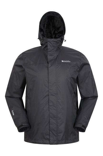 Zwarte Nieuwe Torrent Heren Waterdichte Jas Mountain Warehouse