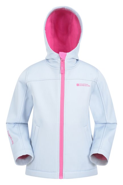 Brands Mountain Warehouse Turquoise Exodus Kids Waterbestendige Softshell