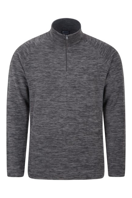 Antraciet Snowdon Heren Microfleece Mountain Warehouse Origineel