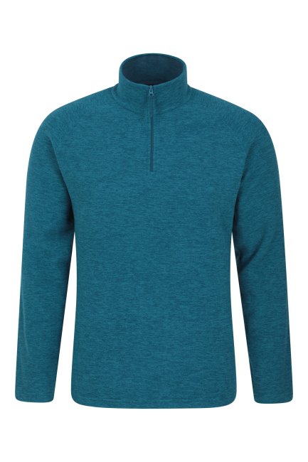 Fashion Snowdon Heren Microfleece Mountain Warehouse Donkergroen