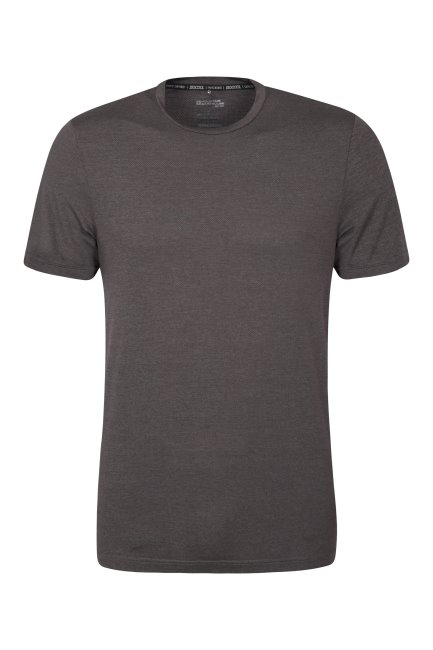 Agra Heren Gemêleerd T-shirt Mountain Warehouse Origin Zwart