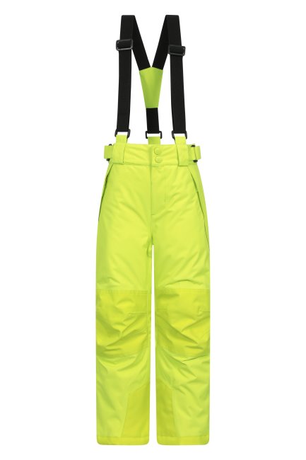 Hot Lime Falcon Extreme Skibroek Voor Kinderen Mountain Warehouse