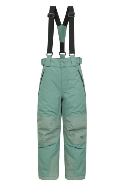 Mountain Warehouse Licht-kaki Falcon Extreme Skibroek Voor Kinderen Van Het Merk