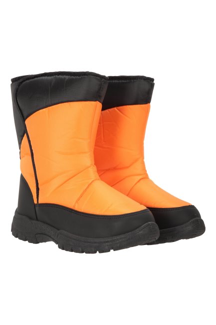Kids Caribou Enkele Streep Adaptive Snowboots Oranje Origins Mountain Warehouse