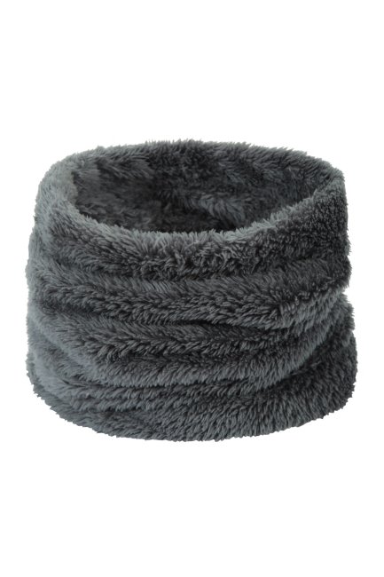 Grijze Origin Mountain Warehouse Sherpa Fleece Halsmanchet Voor Kinderen