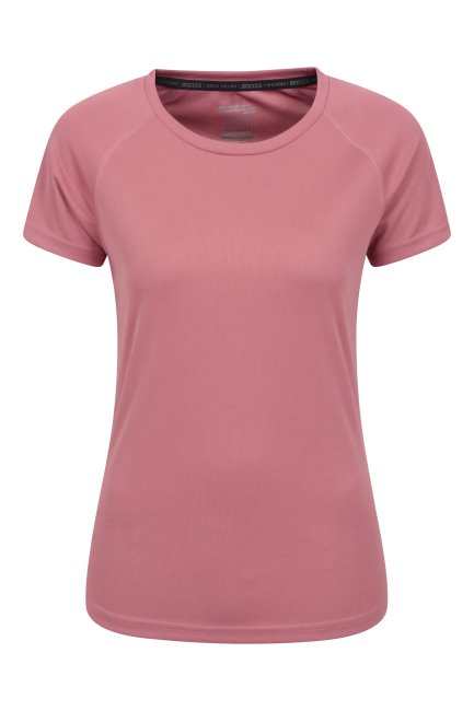 Lichtroze Merk Endurance Dames T-shirt Mountain Warehouse