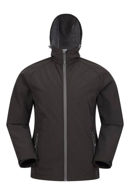 Mountain Warehouse Zwarte Exodus Heren Douchebestendige Softshell Origins