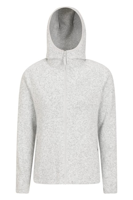 Grijs Bergmagazijn Nevis Dameshoodie Met Volledige Rits Merken