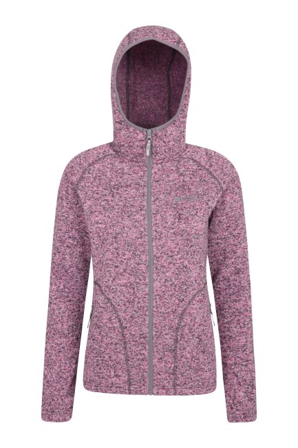 New Mountain Warehouse Nevis Dames Hoodie Met Volledige Rits Roze