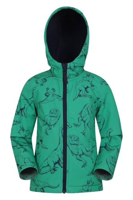 Exodus Kids Uitstekende Waterbestendige Softshell Mountain Warehouse Collecties Groen