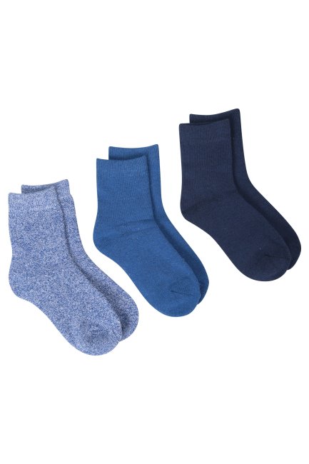 Outdoor Kinder Wandelsokken 3-pack Blauw Merk Mountain Warehouse