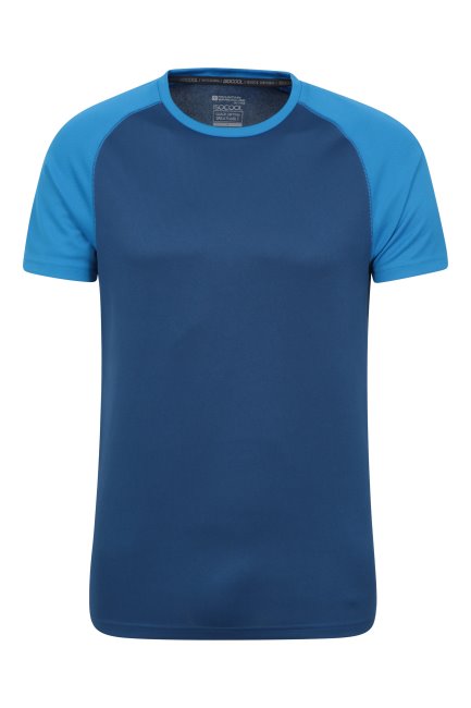 New Mountain Warehouse Endurance Heren Active T-shirt Marineblauw