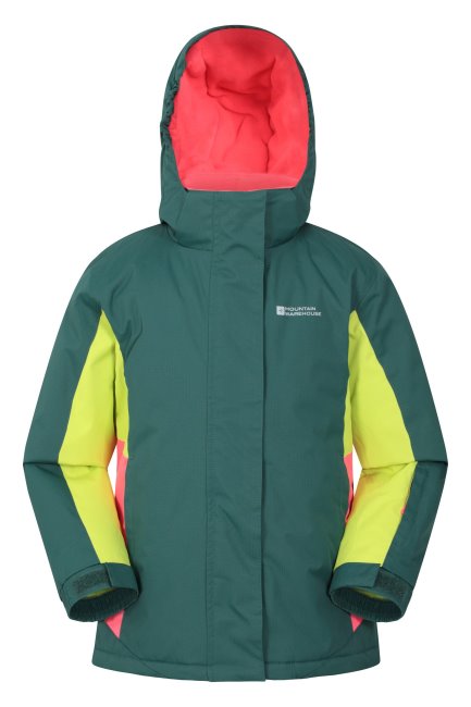 Honen Kinder Ski-jas Bergmagazijn Bos-kaki Heet