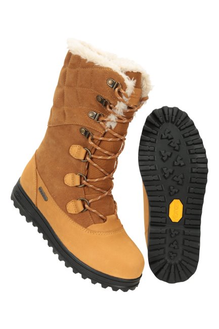 Bruin Merken Vostok Snowboots Voor Dames Mountain Warehouse