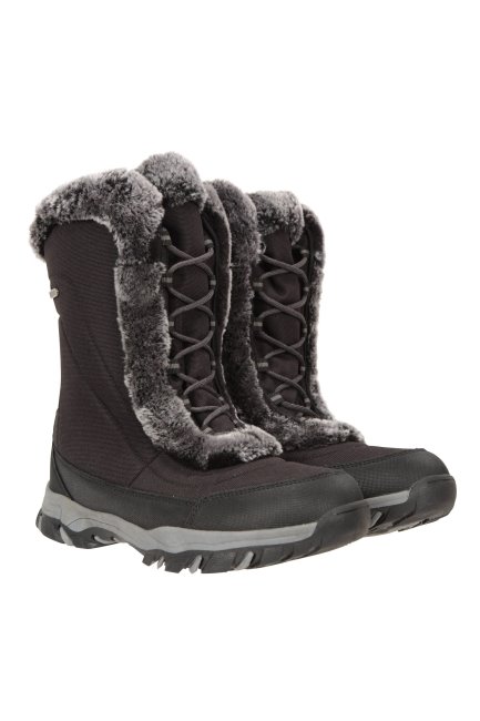 Mountain Warehouse Ohio Dames Snowboots Nieuw Gitzwart
