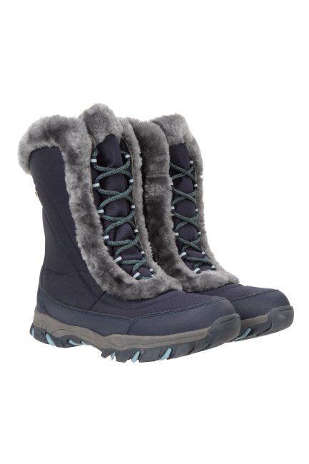 Blauwe Ohio Snowboots Voor Dames Van Het Merk Mountain Warehouse