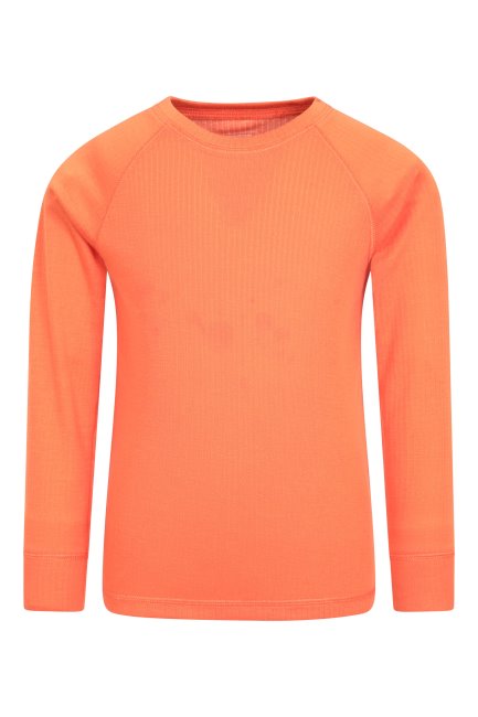Origins Talus Kinder Ondershirt Met Ronde Hals Bergpakhuis Oranje