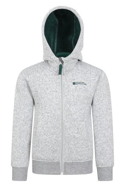 Mountain Warehouse Carbon Origin Nevis Kinderhoodie Met Voering Van Bont