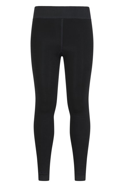 Kids Pluizige Fleece Gevoerde Legging Mountain Warehouse Collecties Zwart