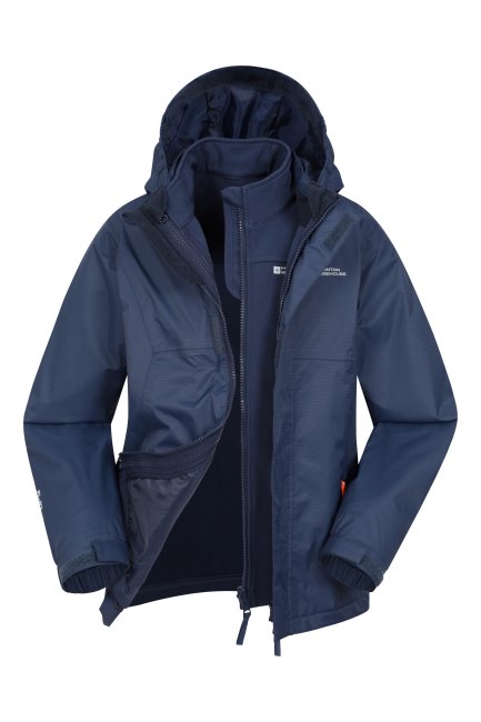 Mountain Warehouse Navy Adelaarsvaren Extreme 3 In 1 Kinderjas Merken