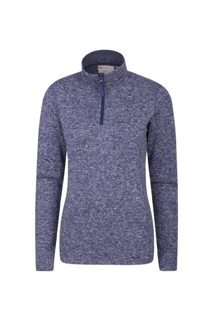 Mountain Warehouse Best Navy Idris Damesfleece Met Halve Rits