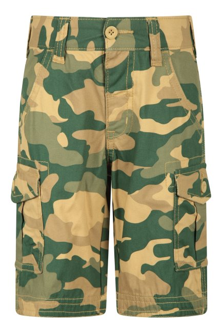Camo Cargo Kinder Shorts Collectief Lichtbeige Mountain Warehouse