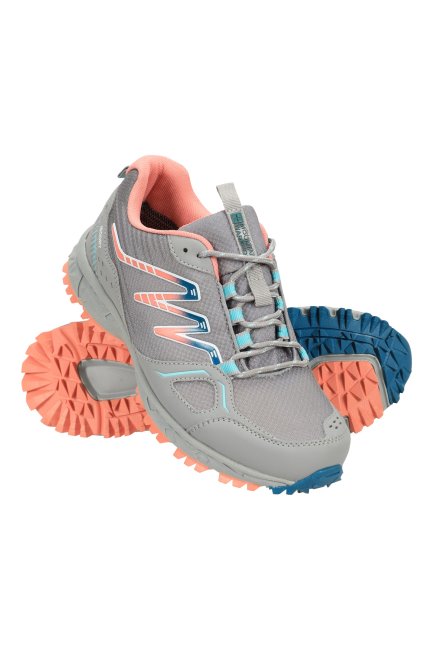 Donkergrijze Lakeside Trail Waterdichte Dames Hardloopschoenen Fashion Mountain Warehouse
