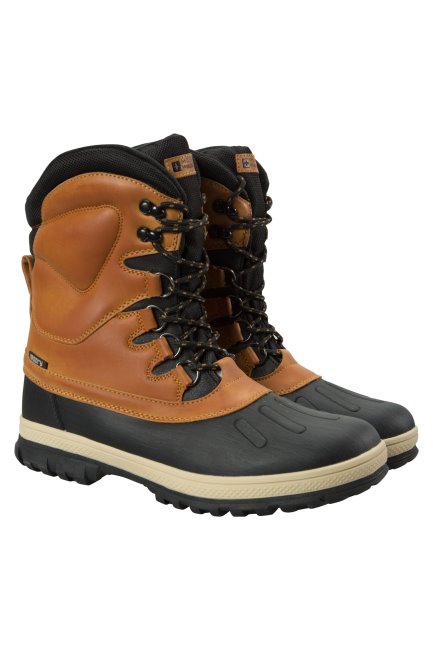 Arctic Blootstelling Heren Snowboots Original Mountain Warehouse Bruin