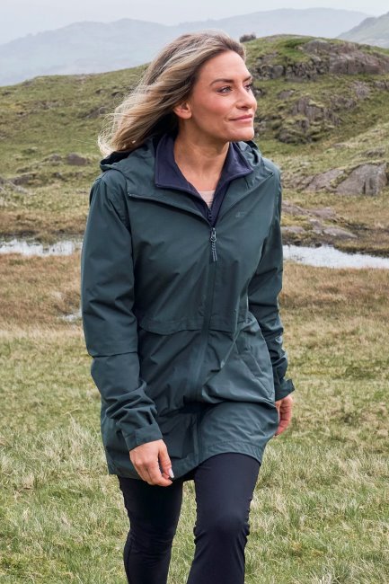 Hilltop Waterdichte Damesjas Dark-khaki Mountain Warehouse Nieuw