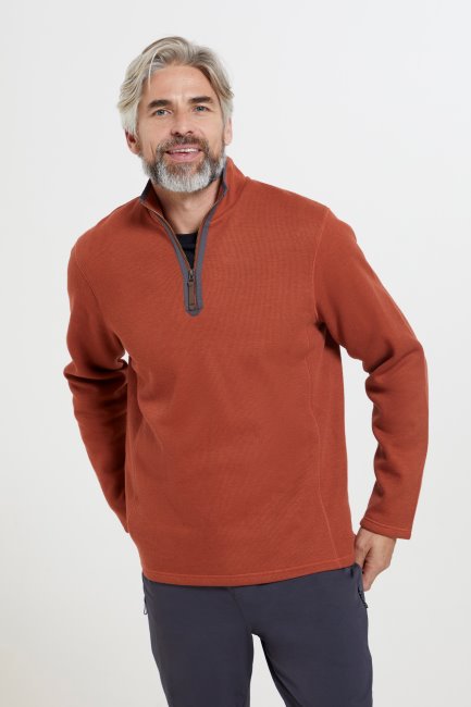 Merken Mountain Warehouse Beta Contrast Heren Topje Met Sluiting Roest