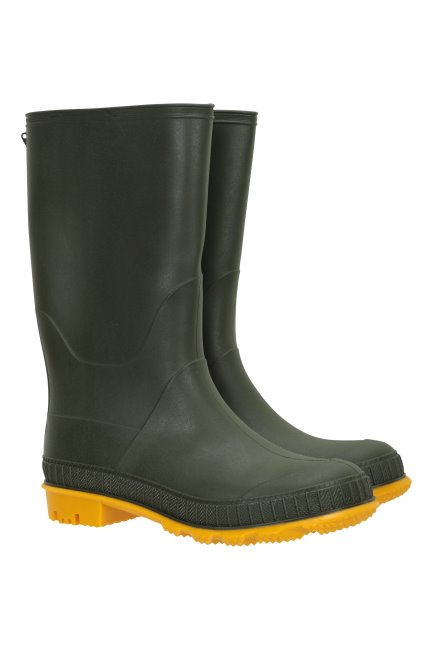 Bergmagazijn Effen Kinder Regenlaarzen Origine Kaki