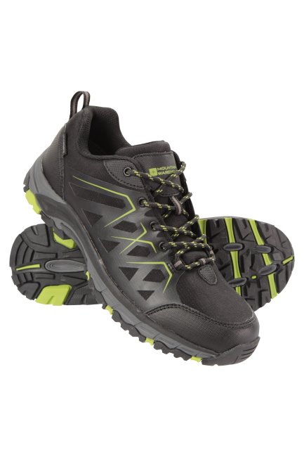 Collecties Zwart Inca Heren Waterdichte Rip-stop Schoenen Mountain Warehouse