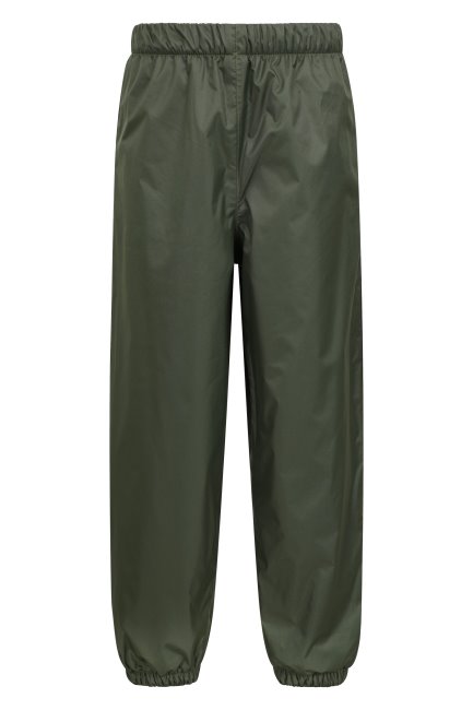 Mountain Warehouse Kaki Collecties Waterdichte Fleece Gevoerde Kinderbroeken