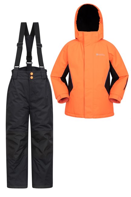 Mountain Warehouse Kinder Ski-jas En -broek Set Origins Feloranje