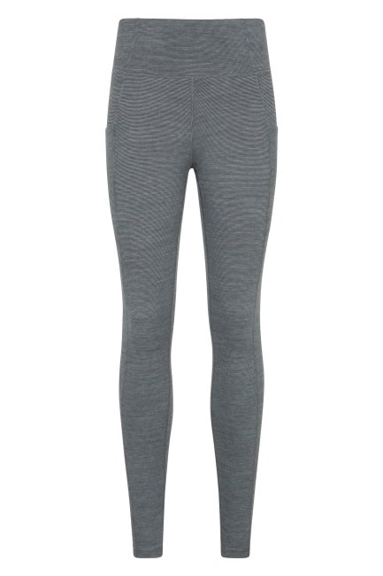 Breath & Balance Hoog Getailleerde Dameslegging Grijze Bergmagazijncollecties