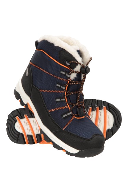 Best Mountain Warehouse Komeet Kinderen Waterdichte Snowboots Marine