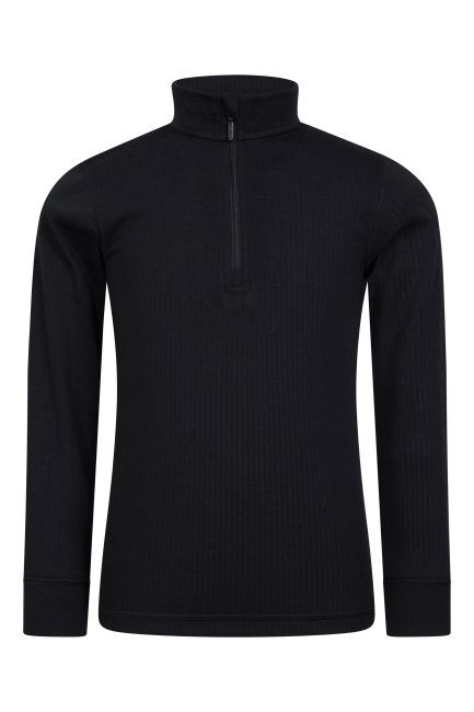 Talus Onderkleding Met Rits Aan De Hals Voor Kinderen Black Mountain Warehouse Hot