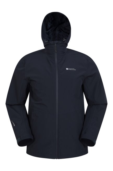 Geheime Heren Waterdichte Jas Marine Mountain Warehouse Collectie