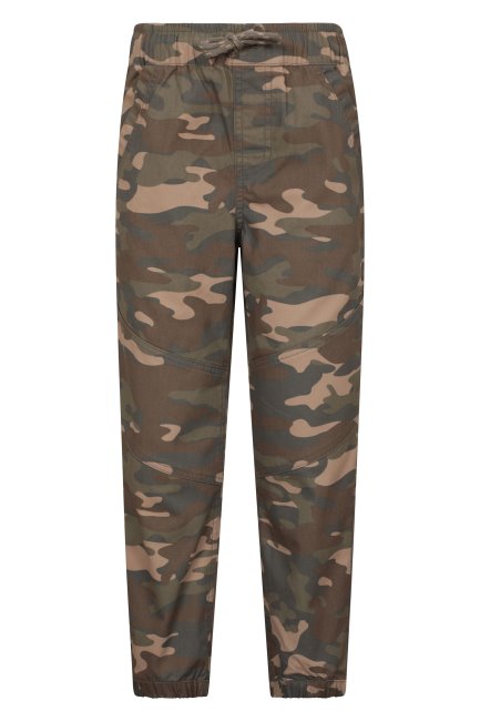 Camo Kinderbroek Met Verstevigde Heup Camouflage Collecties Mountain Warehouse