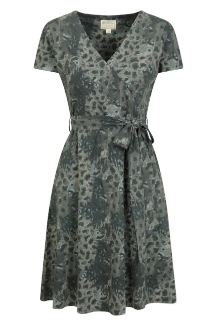 Mountain Warehouse Licht-kaki Origins Santorini Uv-jersey Wikkeljurk Voor Dames