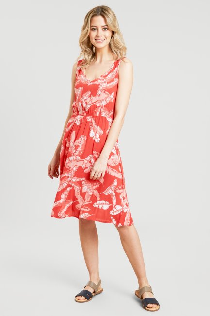 Koraal Valencia Mouwloze Uv-beschermende Damesjurk Merken Mountain Warehouse