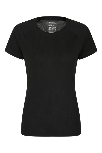 Merk Talus Thermisch T-shirt Voor Dames Zwart Bergmagazijn