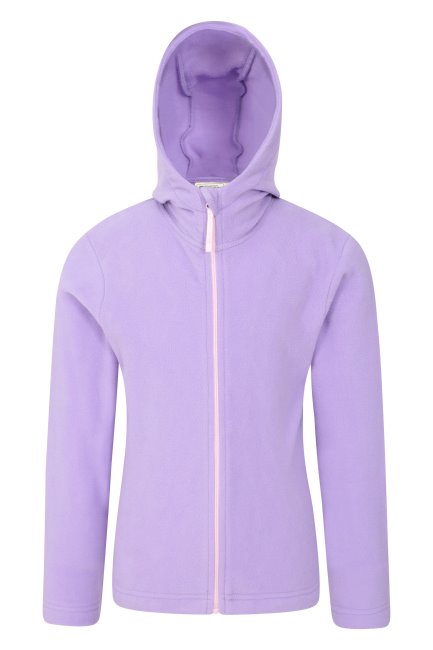 Brands Mountain Warehouse Lila Camber Hoodie Met Volledige Rits Voor Kinderen