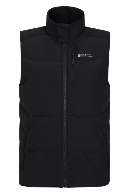 Best Move Heren Gewatteerd Vest Black Mountain Warehouse