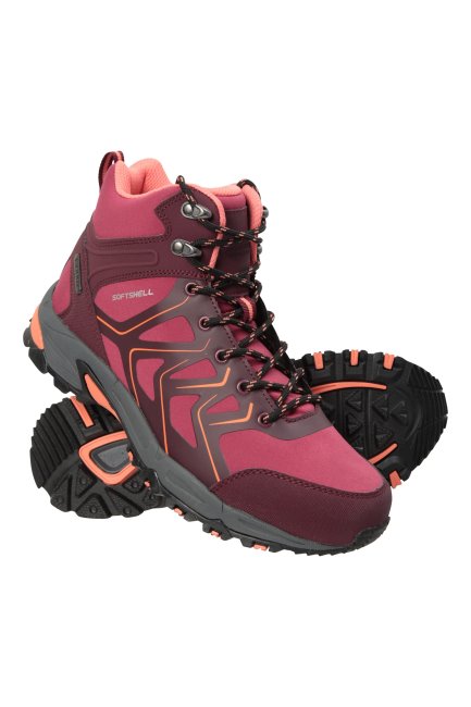 Hot Shadow Waterdichte Dames Softshell Laarzen Mountain Warehouse Berry