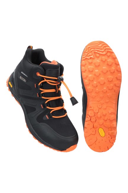 Black Mountain Warehouse Extreme Softshell Wandelschoenen Voor Kinderen Van Het Merk Vibram