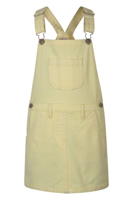 Mountain Warehouse Fashion Kids Denim Tuinbroek Jurk Geel