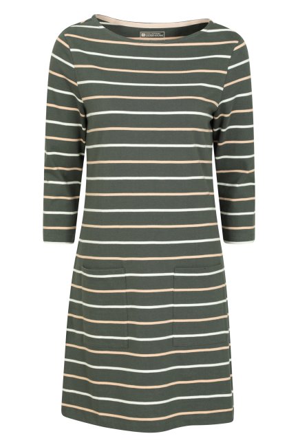 Lily Biologische Zakjurk Voor Dames, Kaki Origin Mountain Warehouse