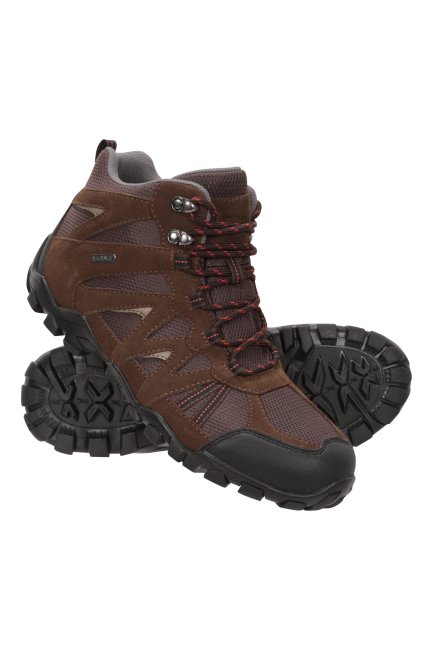 Bruine Mountain Warehouse Belfour Heren Waterdichte Wandelschoenen Best